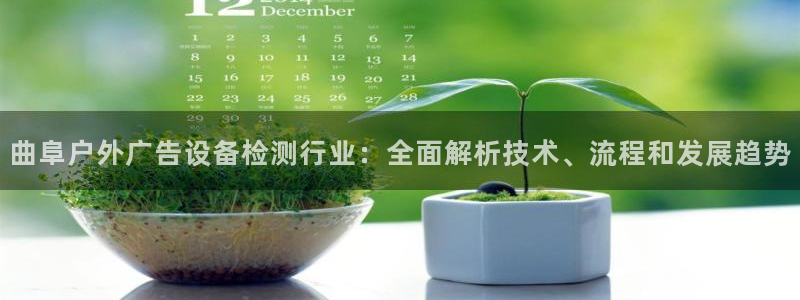 杏宇平台是什么：曲阜户外广告设备检测行业：全面解析技术、流程和发展趋势