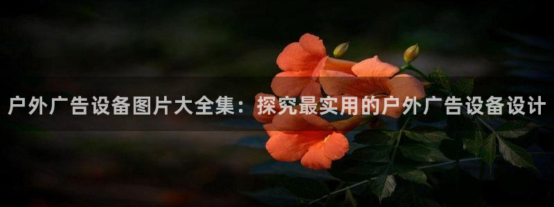 户外广告设备图片大全集：探究最实用的户外广告设备设计