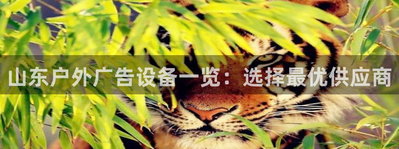 杏宇平台登录步骤：山东户外广告设备一览：选择最优供应商