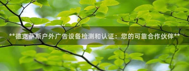 杏宇官方平台官网下载：**德克萨斯户外广告设备检测和认证：您的可靠合作伙伴**