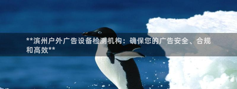 杏宇平台怎么样知乎：**滨州户外广告设备检测机构：确保您的广告安全、合规
和高效**