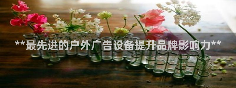 杏宇平台登录步骤是什么：**最先进的户外广告设备提升品牌影响力**